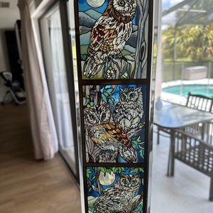 Stained Glass Owls